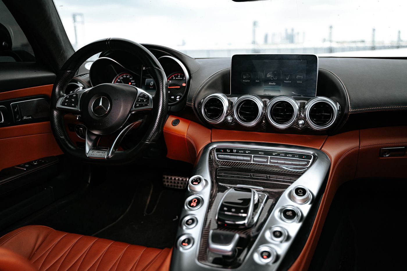 An immaculate car interior after a full steam valet